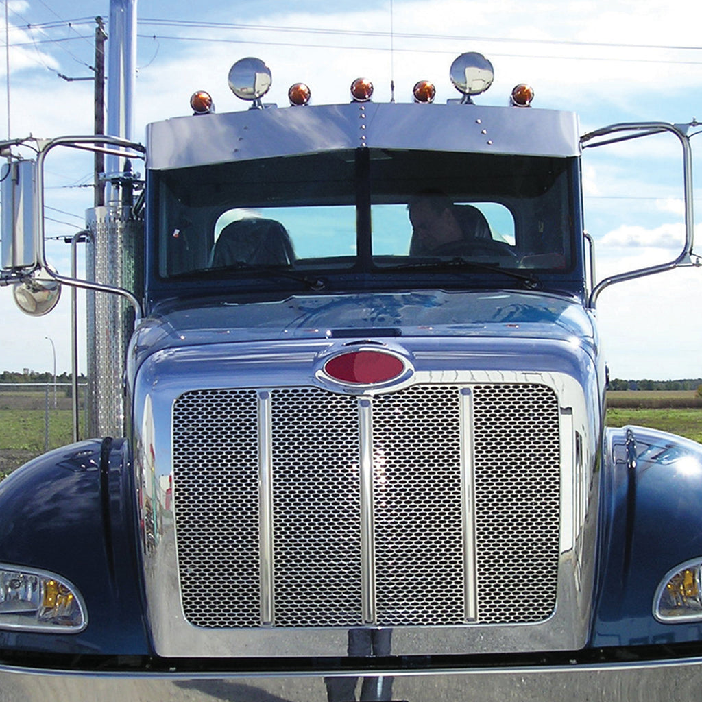 Trux - Peterbilt 335/337/340/348 Hood Shield Bug Deflector