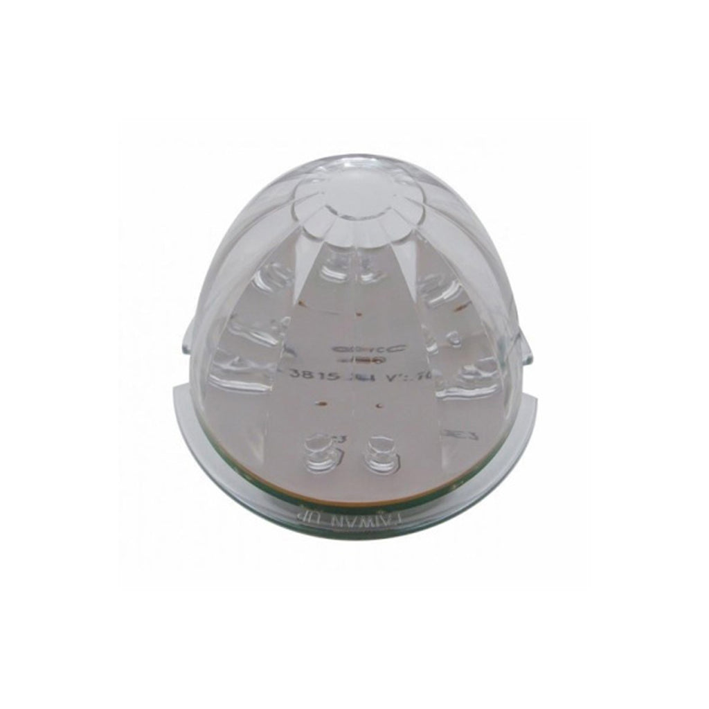 17 LED Dual Function Watermelon Cab Light - Red LED/Clear Lens