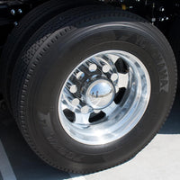 33mm X 3-1/2" Chrome Plastic Cylinder Nut Covers - Push-On