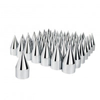 33mm x 4-1/8" Chrome Plastic Spike Nut Cover (Individual or 60ct.)
