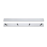 2" X 24" Stainless Steel Mud Flap Top Mounting Plates with Studs