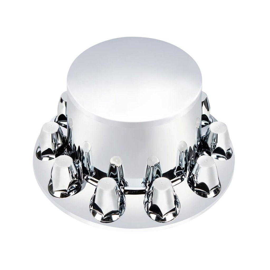 Chrome Dome Rear Axle Cover w/ 33mm Nut Cover - Thread-On