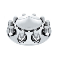 United Pacific - Pointed Front Axle Cover w 33mm Push-On Nut Covers