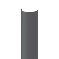 10" x 60" Stainless Steel 270 Degree Heat Shield w No Slot Cutouts