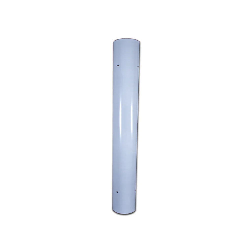 Grand Rock - 48" Long, 180 Degree Stainless Steel Heat Shield (No Holes)
