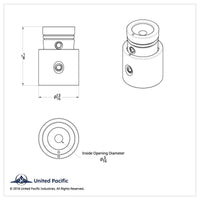 Power/On/Off/Volume/Squelch CB Dual Knob w/ Crystal Jewel (Various Colors)