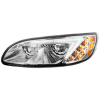 Chrome LED Headlight for Peterbilt 386 (2005-2015) or 387 (1999-2010) - Driver's Side