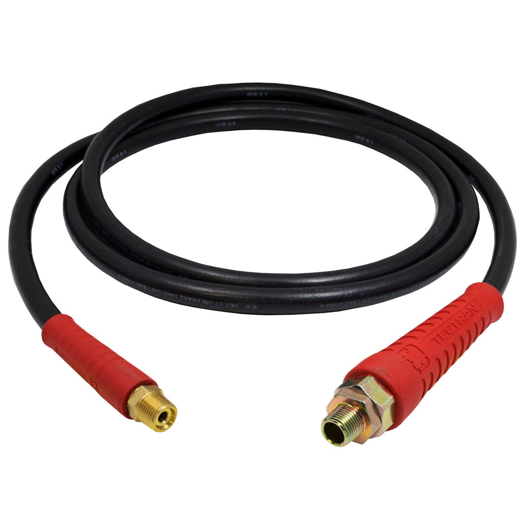 Tectran - 15 Ft. Air Line Hose Assemblies with FLEXGrip-HD™ Black Hose