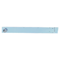Stainless Steel Kick Panels W/ Step Light Cutouts For Kenworth W900L Aerocab