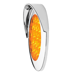 Grand General 4" Fleet Flange Mount LED Light w Chrome Twist & Lock Bezel