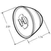 Truck-Lite 30 Series, LED, Red Beehive, 2 Diode, Marker Clearance Light