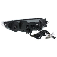 Chrome LED Projector Headlight w Rear Facing Turn Signal for DuraStar 2002-2018 - Driver's Side
