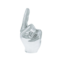 United Pacific - Chrome "Middle Finger" Hood Ornament (Various Colors)