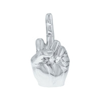 United Pacific - Chrome "Middle Finger" Hood Ornament (Various Colors)