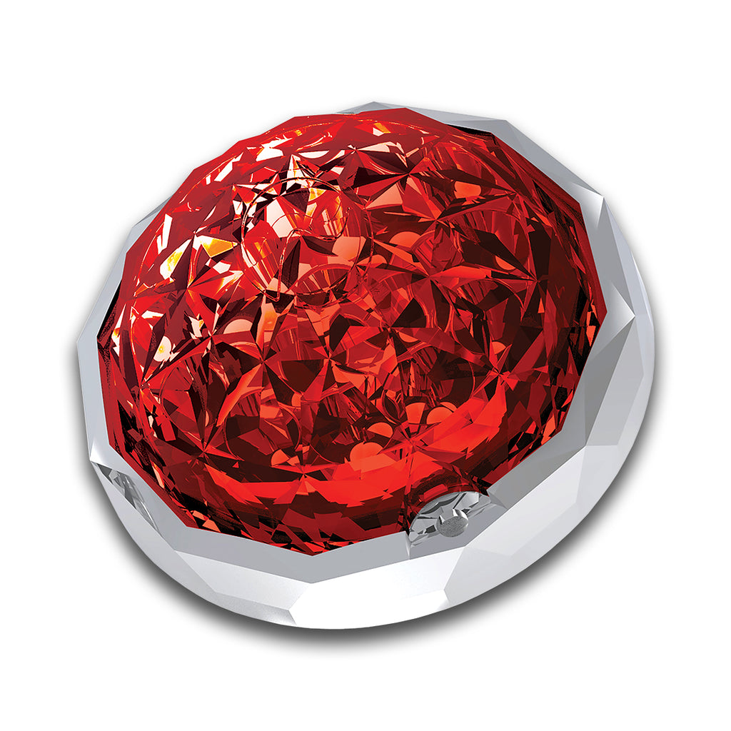 Jeweled Series Low Profile Hero Watermelon Light (Red LEDs/Red Lens)