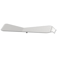 Stainless Steel Peterbilt 379/389 or Kenworth W900 Curved Glass Slim Bowtie Visor