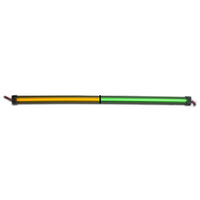 Trux - Dual Revolution 24" Clear Amber to Green Aux. Center Glow LED Strip Light (120 Diodes)