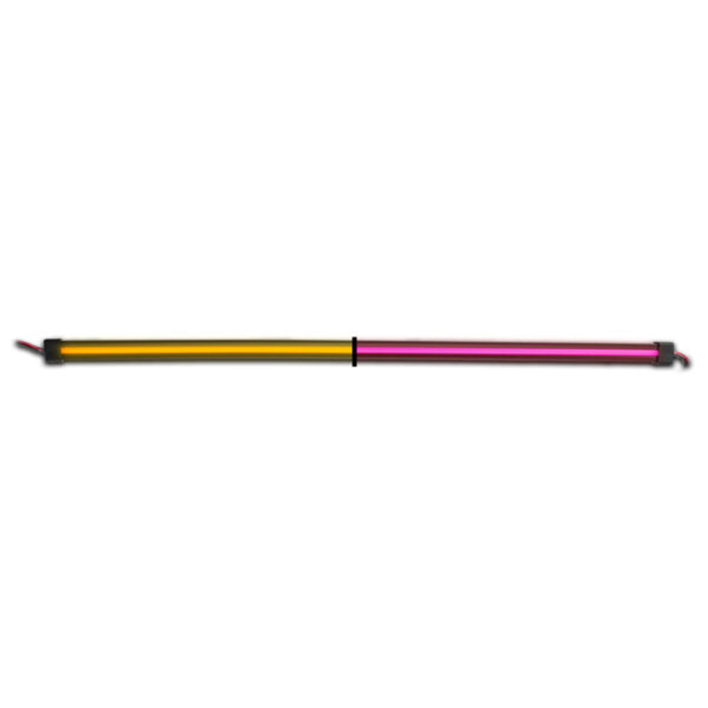 Trux - Dual Revolution 48" Clear Amber to Pink Aux. Center Glow LED Strip Light (240 Diodes)