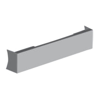 American Eagle Standard Mount 20" 10GA Chromed Steel Bumper w Standard Mount & Tow Holes