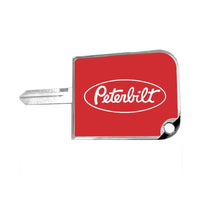 Large Peterbilt Oval Logo Key Cover (Red)