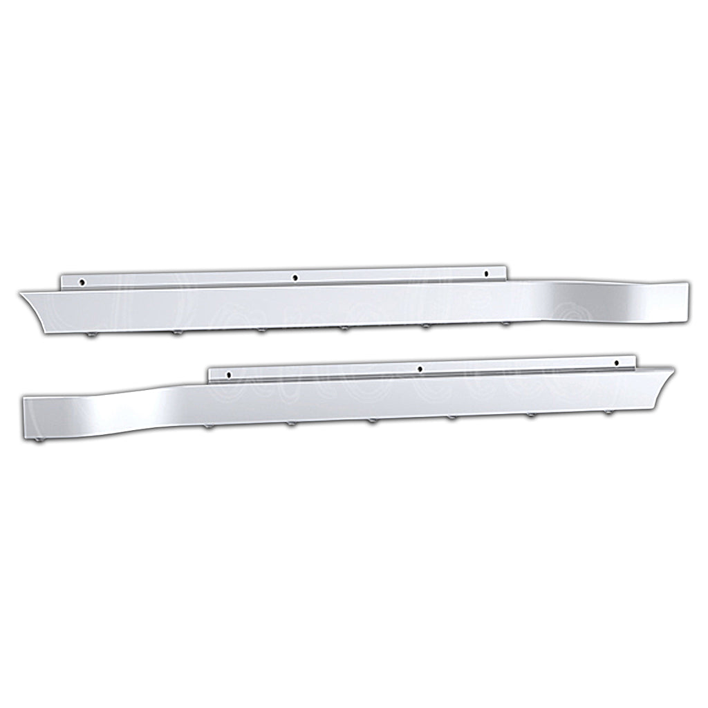 Panelite - Peterbilt 589 Underlit Cab Panels (8 x 3/4" Round Amber/Clear LED Lights)
