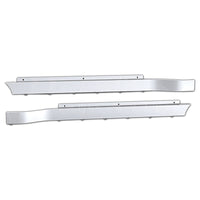 Panelite - Peterbilt 589 Underlit Cab Panels (8 x 3/4" Round Amber/Clear LED Lights)