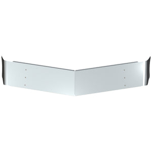 Valley Chrome - Peterbilt 589 Low Roof (2024-New), 12" Stainless Steel Drop Visor