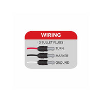 Red Stop, Turn & Tail Star-Burst Watermelon LED Light – 19 Diodes