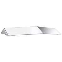 Panelite - Peterbilt 589 Low Roof "V-Bottom" Sun Visor 14" Center, 13" Ends