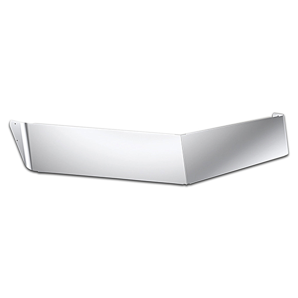 Panelite - Peterbilt 589 Low Roof V-Bottom Sun Visor 12" Center/11" Ends