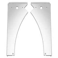 Panelite - Peterbilt 589 Short Hood Extension Panels (Blank - No Lights)