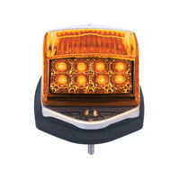 Double Fury 17 LED Light Grakon 5000 Style Square Cab Light (Amber & Blue or Green/Clear Lens)