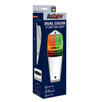 Double Fury 17 LED Light Grakon 5000 Style Square Cab Light (Amber & Blue or Green/Clear Lens)