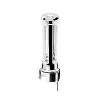 Thread-On Chrome or Matte Black Sonoma Style Gearshift Knob With LED 13/15/18 Speed Adapter (Various Colors)