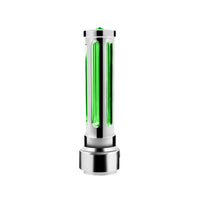 Thread-On Chrome or Matte Black Sonoma Style Gearshift Knob With LED 13/15/18 Speed Adapter (Various Colors)