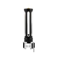 Thread-On Chrome or Matte Black Sonoma Style Gearshift Knob With LED 13/15/18 Speed Adapter (Various Colors)