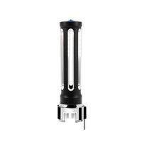 Thread-On Chrome or Matte Black Sonoma Style Gearshift Knob With LED 13/15/18 Speed Adapter (Various Colors)