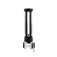 Thread-On Chrome or Matte Black Sonoma Style Gearshift Knob With LED 13/15/18 Speed Adapter (Various Colors)