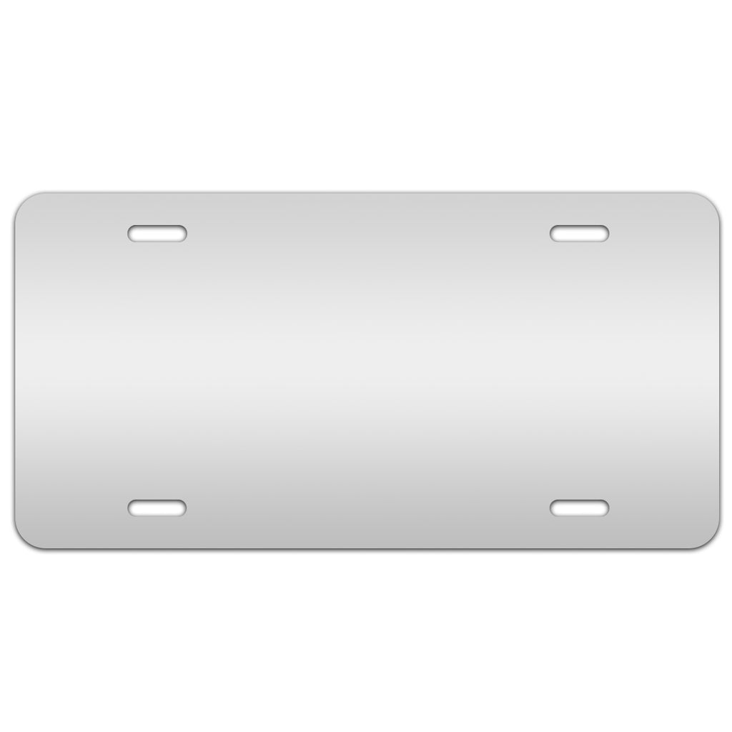 Hot Plates Co. - A-10 .025 Gauge White Aluminum License Plates (Airbrush Ready)