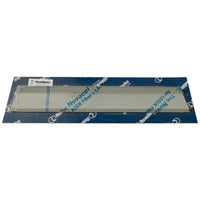 5" Stainless Steel Peterbilt Window Air Deflectors Chopped Door Trim for Sloped Doors