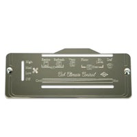 Rockwood - Stainless Steel A/C Heater Control Plate for '87-'94 Peterbilt 370