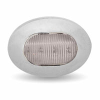 Trux - 3/4″ Clear Red Marker Oval LED Light – 2 Diodes