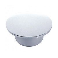 Chrome Plastic "Moon" 33mm Rear Axle Cover