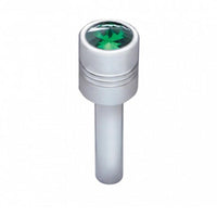 Chrome Door Lock Knob with 9/16" Crystals - 2-Pack (Multiple Colors)
