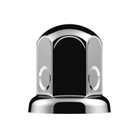 33mm X 2" Chrome Steel Standard Nut Cover w Flange Individual or 50 Pack (Chrome, Amber, Red or Blue)