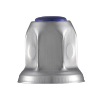 33mm X 2" Chrome Steel Standard Nut Cover w Flange Individual or 50 Pack (Chrome, Amber, Red or Blue)
