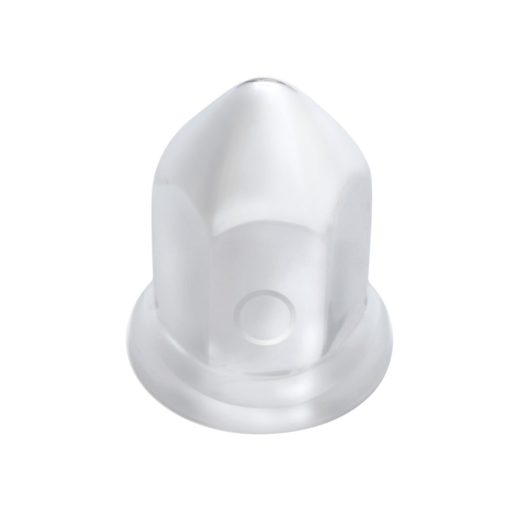 United Pacific - 33mm X 2-3/8" Chrome Steel Pointed Nut Cover w Flange