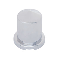 United Pacific - 3/4" X 1-1/2" Chrome Plastic Pointed Nut Cover - Push-On (Individual or 10 Pack)