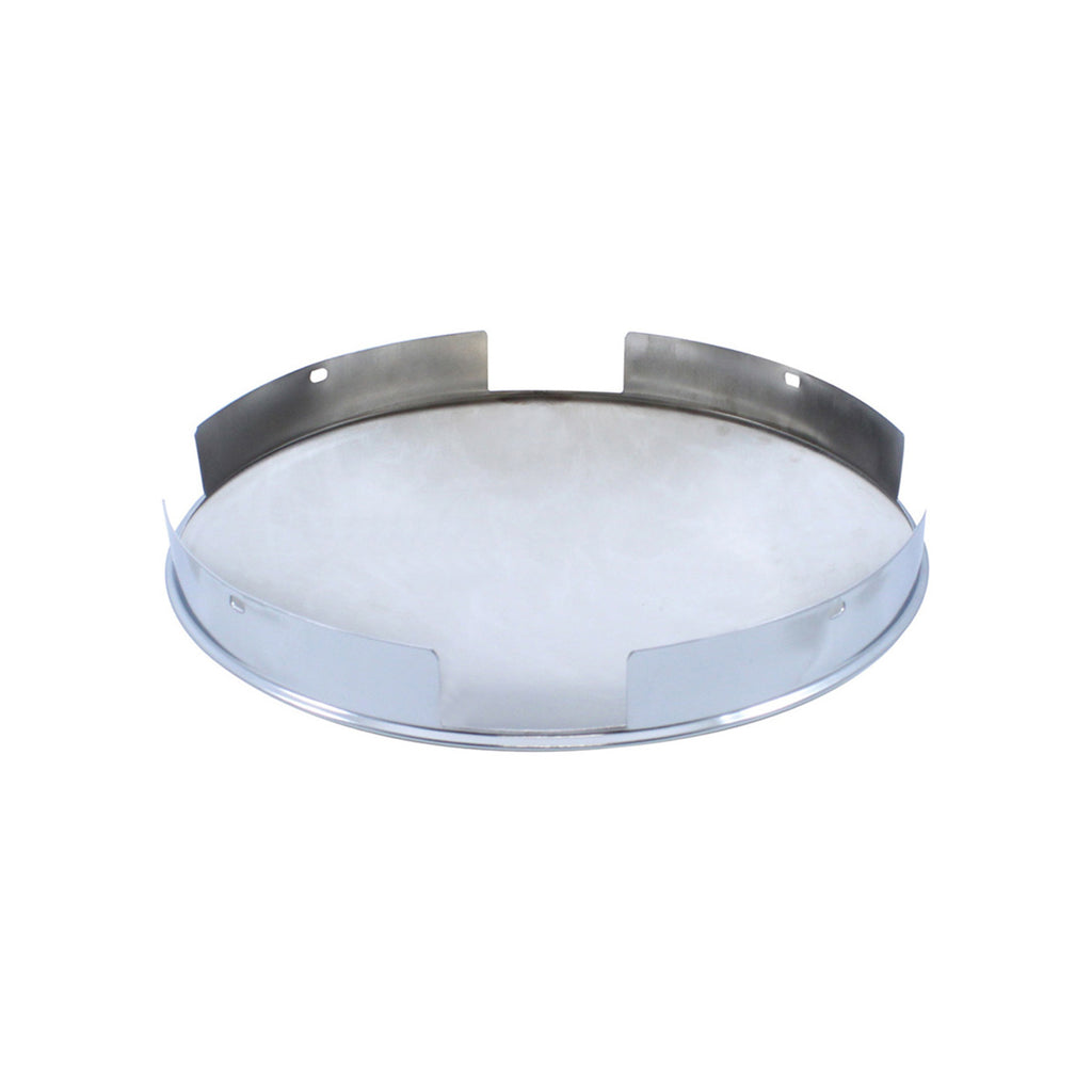 United Pacific - 4 or 5 Even Notched Chrome Dome Front Hubcap - 1" Lip
