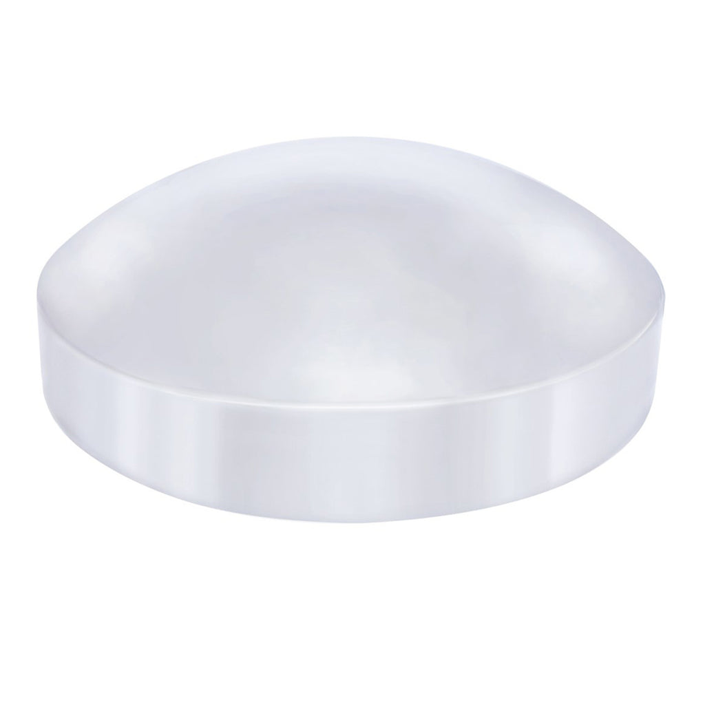 United Pacific - 8" Chrome Dome Rear Hubcap With 1-1/2" Tall Side Wall